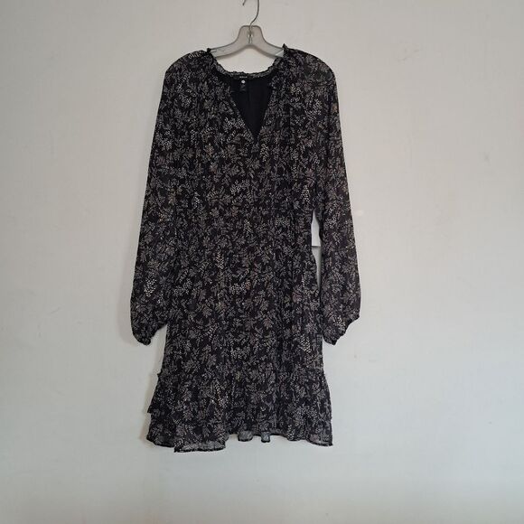 NWT Aqua Dress Women's XXL Smocked Floral Preppy Summer Boho Coastal Flowy - Picture 8 of 16